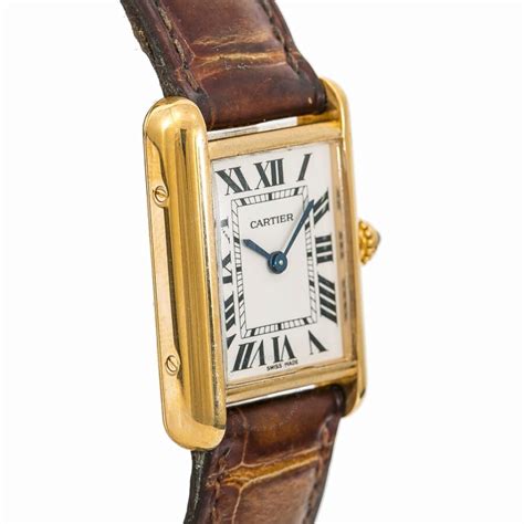 cartier tank louis watch ladies|pre owned cartier tank louis.